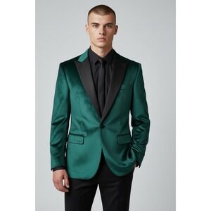NEW Emerald Green Velvet Blazer Mens Size Medium Tuxedo Jacket Formal